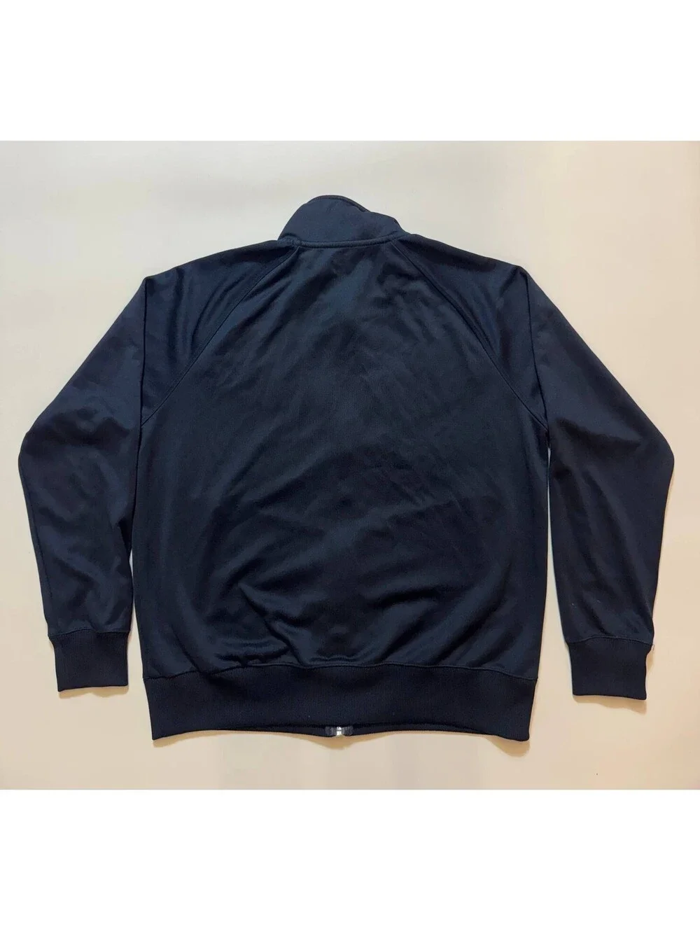 Nike Mens Track Jacket Size L Blue White Full Zip Pre-Owned Sportswear Athletic